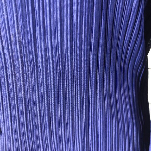 Petra one piece chiffon navy dress with attached jacket size 12 - Picture 11 of 12